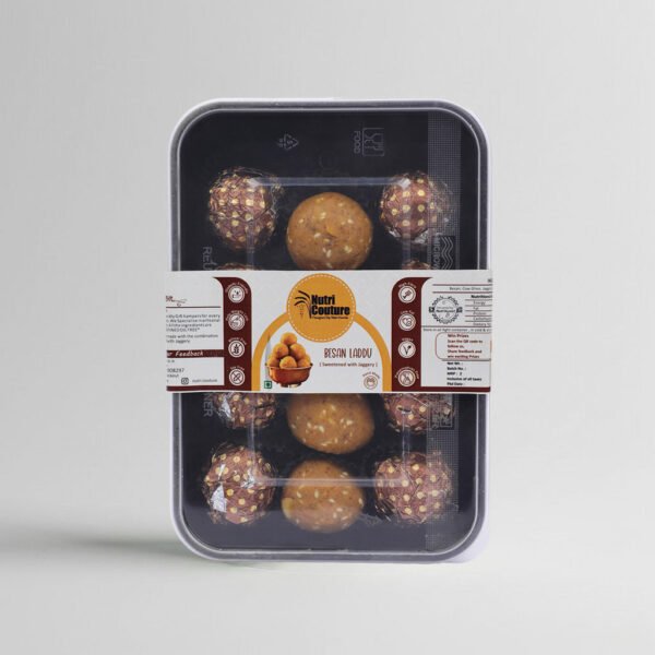 Besan Laddu (Sweetened with Jaggery)