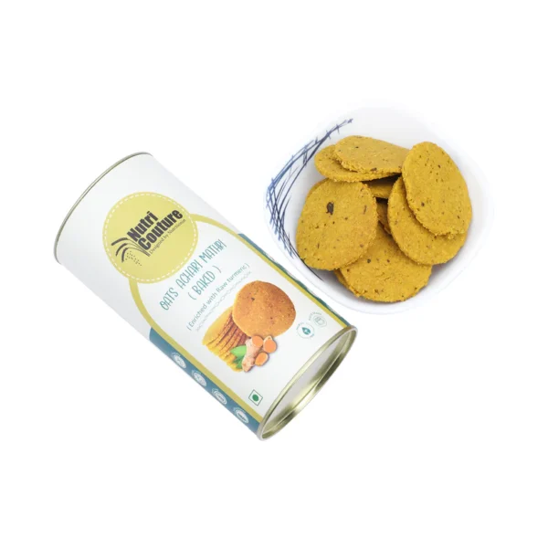 Oats Achari Mathri - BAKED - Image 4