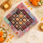 Premium Diwali Sweets Gift Box with Shahi Gulkand, Dates & Dry Fruit and Besan Laddus – 16 Pcs (NCD#2)